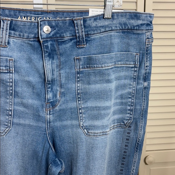 NWT American Eagle Outfitters AE Next Level Festival Flare Jeans Size 20 Long - Picture 8 of 15